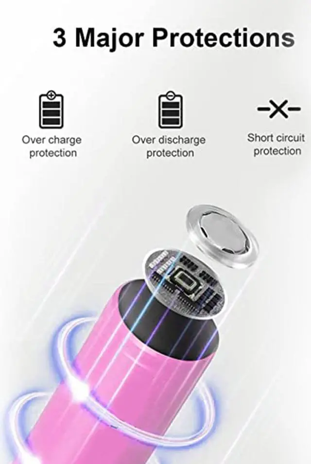 Alt view image 3 of 7 - 2PCS Rechargeable Battery 18650 Flat Top 2200 mAh 3.7V  Batteries  (the color of the outer of batteries would be random)