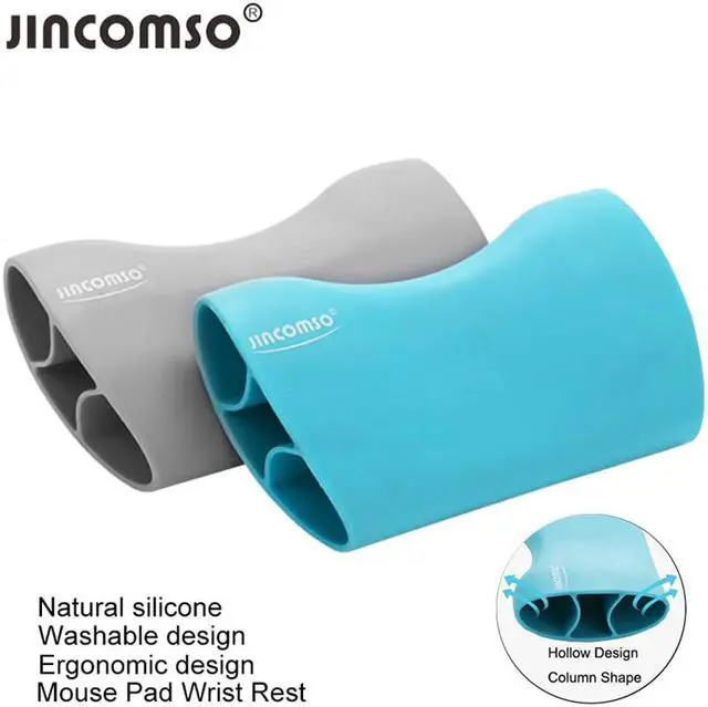 Main image of Silicon Gel Mouse Pad Wrist Rest Ergonomic Office Healthy Mouse Pad Non-slip Streamline Wrist Rest Support For Keyboard Laptop