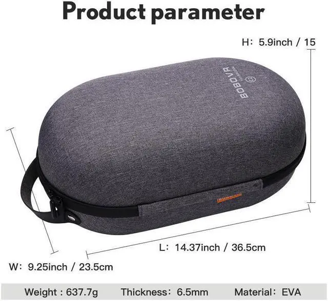 Alt view image 6 of 7 - BOBOVR C2 Large Carrying Case Portable Storage Bag for Meta/Oculus Quest 2 PICO 4 Case