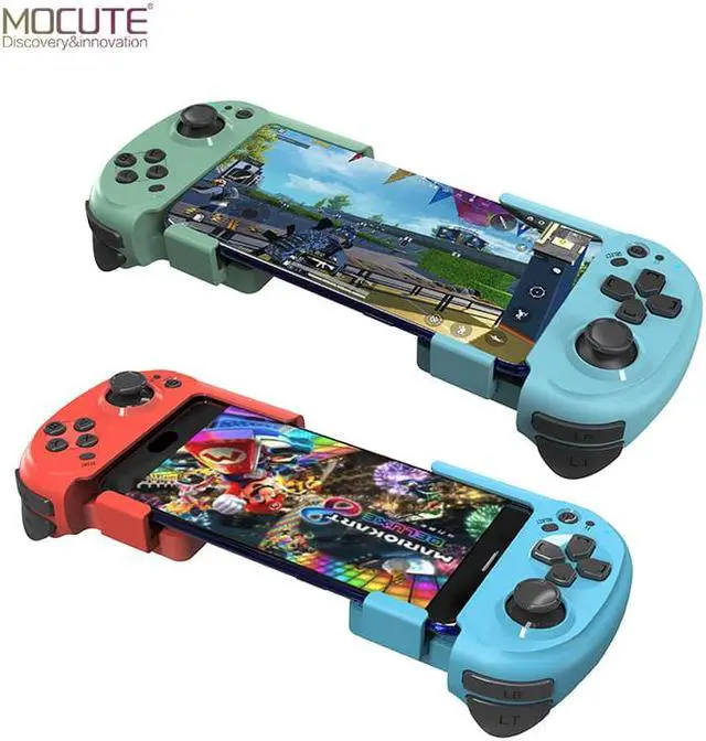 Alt view image 2 of 7 - Mocute 061 Gamepad Wireless Bluetooth Left Right Split Game Controller Type-C Gaming Portable Joystick Gamepads For Android PC RedBlue