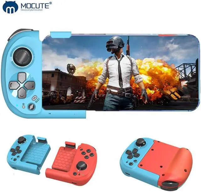 Alt view image 3 of 7 - Mocute 061 Gamepad Wireless Bluetooth Left Right Split Game Controller Type-C Gaming Portable Joystick Gamepads For Android PC RedBlue