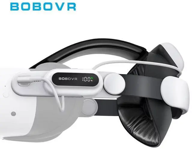Main image of BOBOVR E3 Pro Elite Strap Accessories Compatible with Quest3/3S 10000mah Hot Swappable Fast Charging Battery and 3.5mm Audio Expansion Replacement Strap Compatible With Oculus Quest 3