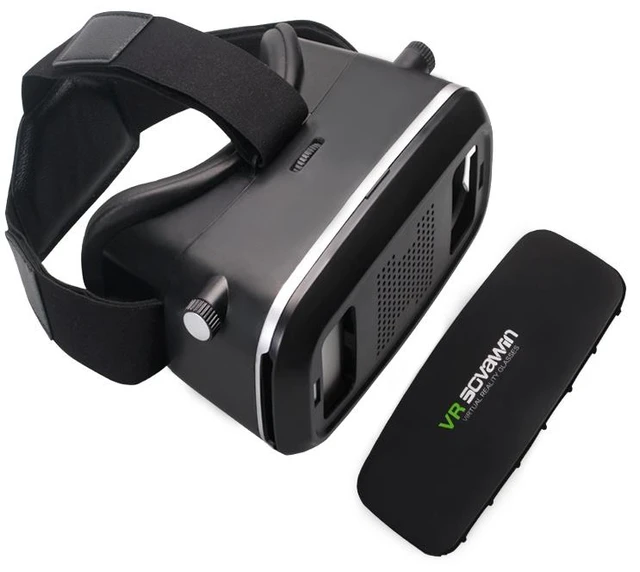 Alt view image 2 of 5 - SOVAWIN 3D spectacles Virtyal Reality Glasses Compatible with 3.5-6 inch smartphone