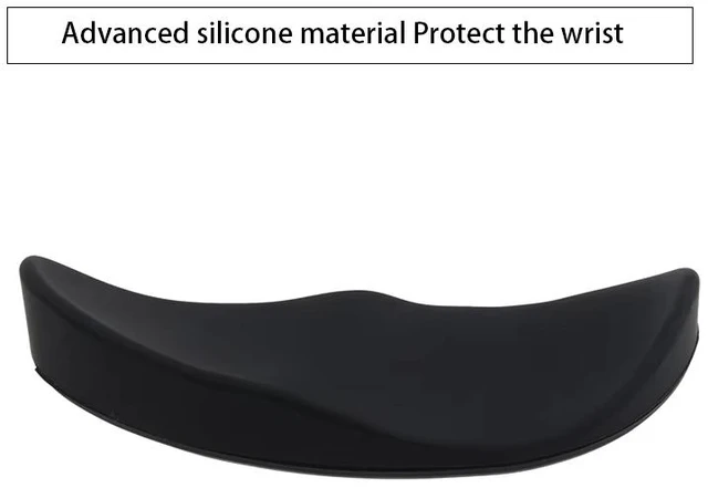 Alt view image 2 of 7 - SOVAWIN Wrist rests for computer mouse users Ergonomic Mouse Pad G80 Silicon Gel Non-slip Streamline Wrist Rest Support Mat Computer Mousepad for Office Gaming PC