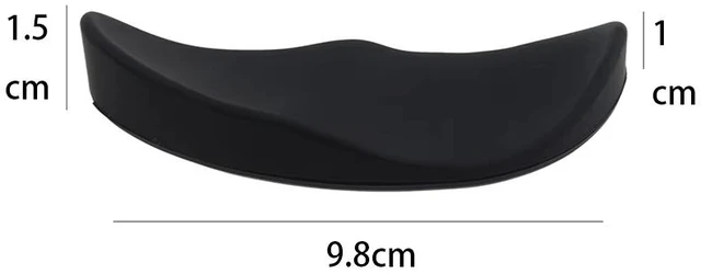 Alt view image 6 of 7 - SOVAWIN Wrist rests for computer mouse users Ergonomic Mouse Pad G80 Silicon Gel Non-slip Streamline Wrist Rest Support Mat Computer Mousepad for Office Gaming PC