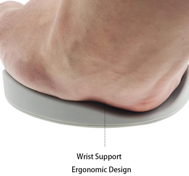 Alt view image 5 of 7 - SOVAWIN Wrist rests for computer mouse users Ergonomic Mouse Pad G80 Silicon Gel Non-slip Streamline Wrist Rest Support Mat Computer Mousepad for Office Gaming PC