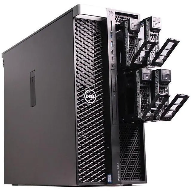 Alt view image 2 of 2 - Dell Precision 7820 RTX Gaming PC -14 Core Intel Xeon Gold (Fast 2.60Ghz@3.70Ghz/32GB Ram/512.0GB SSD/8.0GB Nvidia Geforce RTX 3060Ti Gaming /Windows 11 Pro)