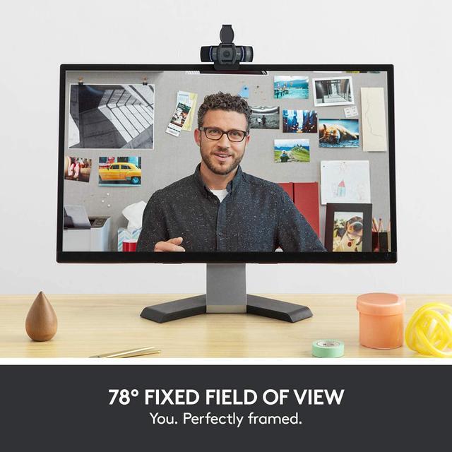 Alt view image 5 of 20 - Logitech C920e Business 1080P HD Webcam Compatible with Amazon Fire TV Cube (2nd Generation) 960-001384