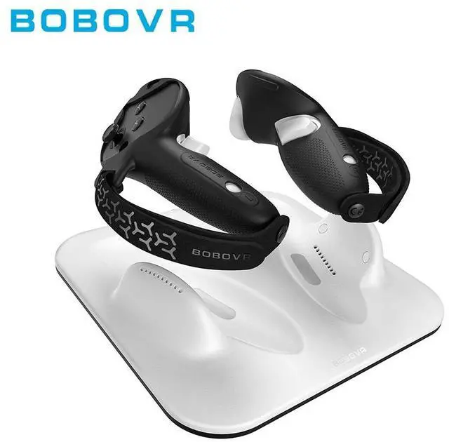 Main image of BOBOVR CD3 Controller Charging Dock Wireless Magnetic Attraction Station Grips Combo Compatible with Meta Quest 3/3S Controllers