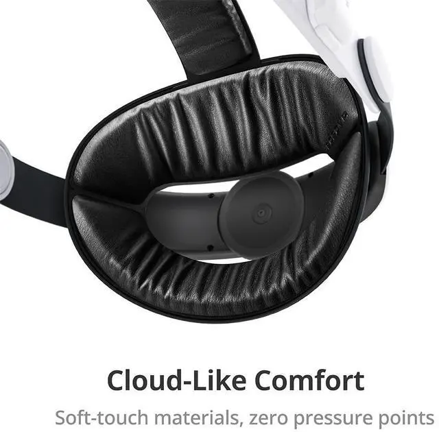 Alt view image 4 of 6 - BOBOVR E3 Headstrap Suitable for Strong VR Sports Games Reduce Facial Stress with G3 Handle Protectors Compatible with Quest 3/Quest 3S VR Accessories