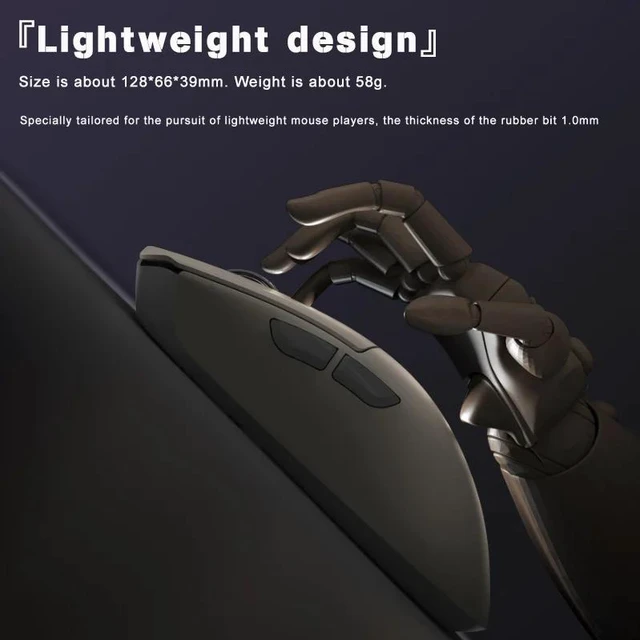 Alt view image 3 of 7 - Motospeed Darmoshark M3 Bluetooth Wireless Gaming Mouse 26000DPI PAM3395 Optical Sensor Computer Office Mouse TTC For Laptop PC White