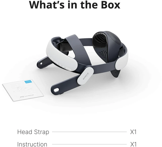 Alt view image 6 of 6 - BOBOVR M3 Head Strap Compatible with Meta Quest 3S Quest 3 Two Fit Modes Comfort Stability Suitable for a Variety of Scenarios