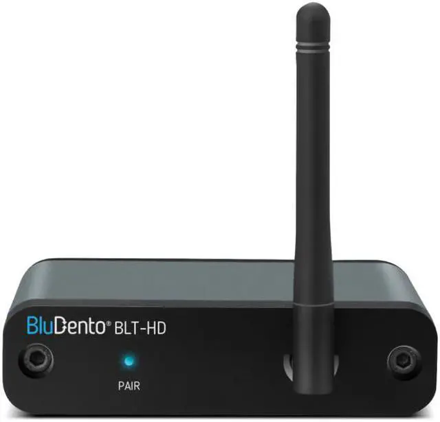 Main image of BluDento BLT-HD, Bluetooth v5.0 Music Receiver True HiFi Long Range, aptX HD & LDAC, BUILT-IN Burr Brown DAC, for Streaming Audio to Any A/V Receiver, Powered Speaker, Amplifier