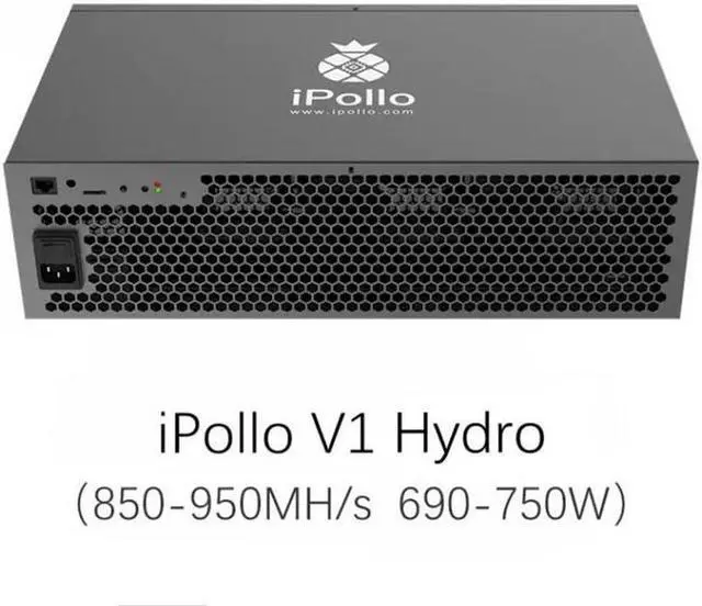Main image of iPollo V1 Hydro 950M 750W Ethash ETHW ETHF ETSuper Quiet Home Water Miner