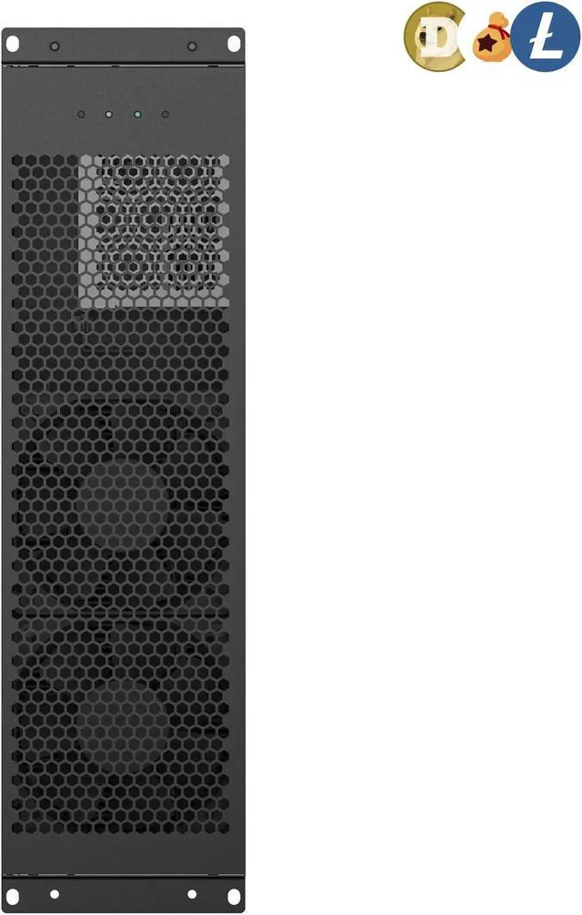 Alt view image 2 of 3 - Gold-shell E-DG1M Dogecoin Miner maximum hashrate  3.4Gh/s with 1800W power consumption