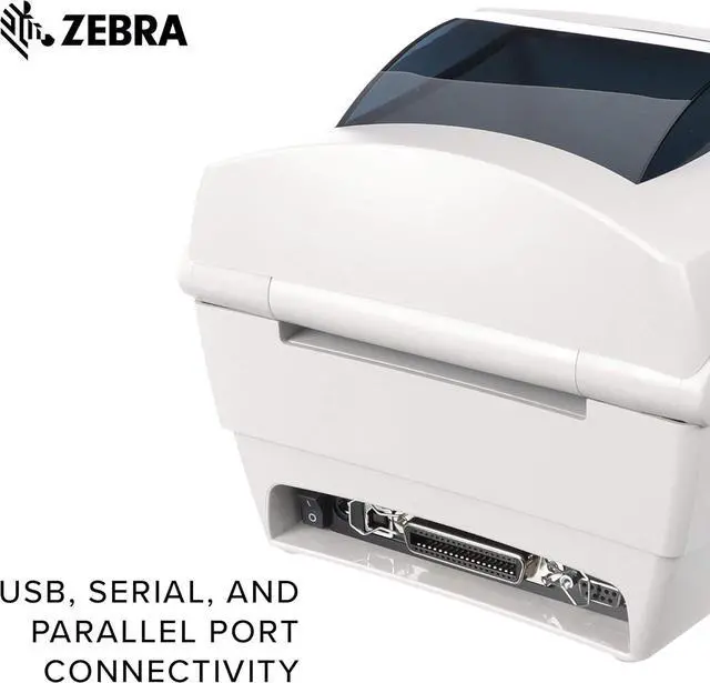 Alt view image 2 of 5 - GC420t Thermal Transfer Desktop Printer Print Width of 4 in USB Serial and Parallel Port Connectivity GC420-100510-0QB For Zebra