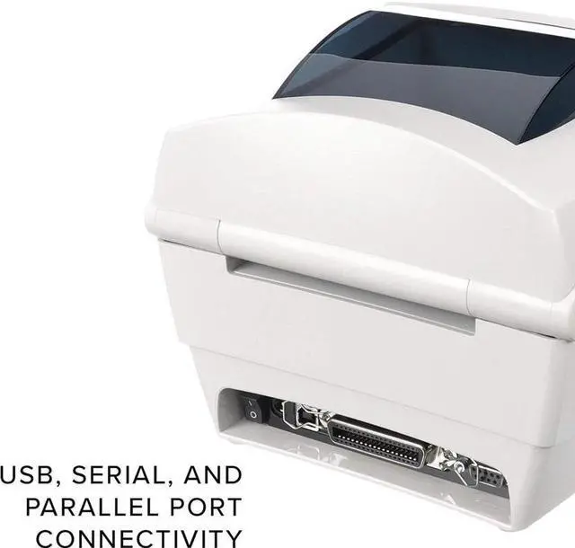Alt view image 5 of 5 - GC420t Thermal Transfer Desktop Printer Print Width of 4 in USB Serial and Parallel Port Connectivity GC420-100510-0QB