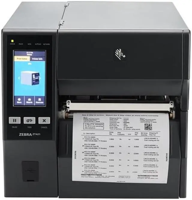 Alt view image 2 of 2 - ZT421 300dpi printer with cutter (USB-SER-ETH-BT)
