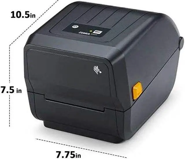Alt view image 4 of 4 - ZD230t Thermal Transfer Desktop Printer for Labels, Receipts, Barcodes, Tags, and Wrist Bands, Print Width 4 in, Prints