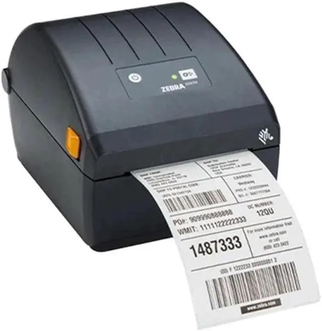 Alt view image 3 of 4 - ZD230t Thermal Transfer Desktop Printer for Labels, Receipts, Barcodes, Tags, and Wrist Bands, Print Width 4 in, Prints