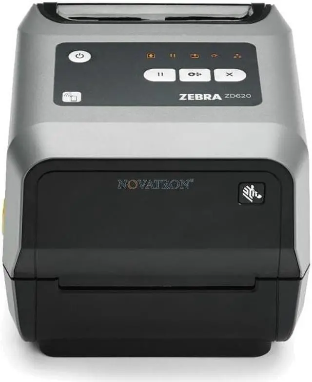 Alt view image 2 of 3 - ZD620 Desktop Thermal Transfer Label Printer, 203 dpi, USB, USB Host, Bluetooth LE, Serial, Ethernet, Cutter, Standard EZPL - ZD62042-T21F00EZ