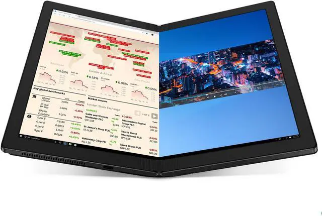 Alt view image 10 of 20 - Lenovo ThinkPad X1 Fold Gen 1 Intel Core i5-L16G7 8 GB LPDDR4X Memory 512 GB PCIe SSD Intel UHD Graphics 13.3" 10-point Multi-touch 2048 x 1536 Foldable 2-in-1 Laptop Windows 10 Pro 64-bit 20RK000NUS