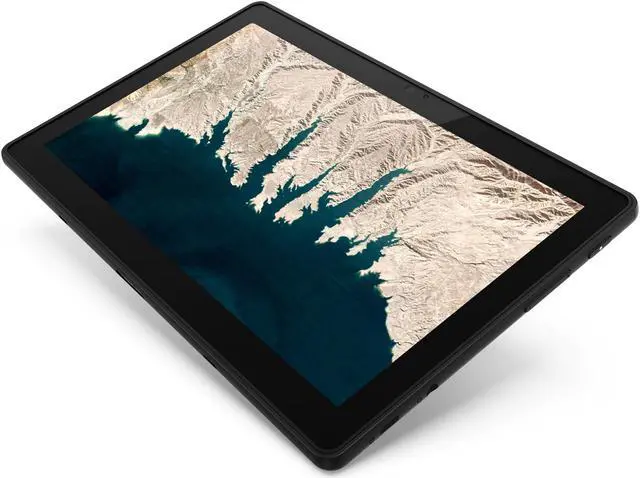 Alt view image 12 of 20 - Lenovo 10e 82AM000EUS Chromebook Tablet - 10.1" WUXGA - MediaTek Cortex A73 MT8183 Quad-core (4 Core) 2 GHz - 4 GB RAM - 32 GB Storage - Chrome OS - Iron Gray - MediaTek SoC Platform SoC - 1920 x