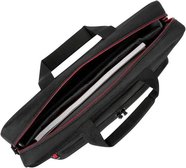 Alt view image 5 of 19 - Lenovo Essential Plus Carry Briefcase for 15.6" Laptop Black 4X41A30365