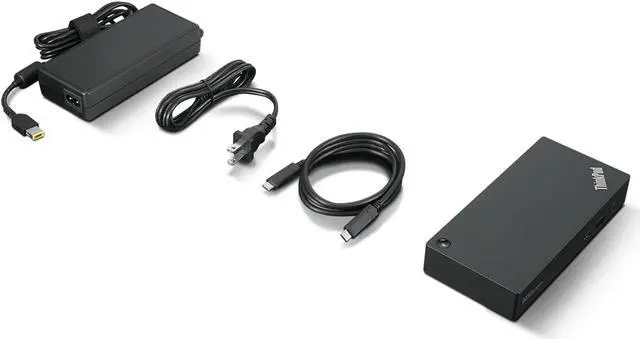 Alt view image 4 of 20 - Lenovo ThinkPad Universal USB-C Smart Dock, Dedicated Graphics