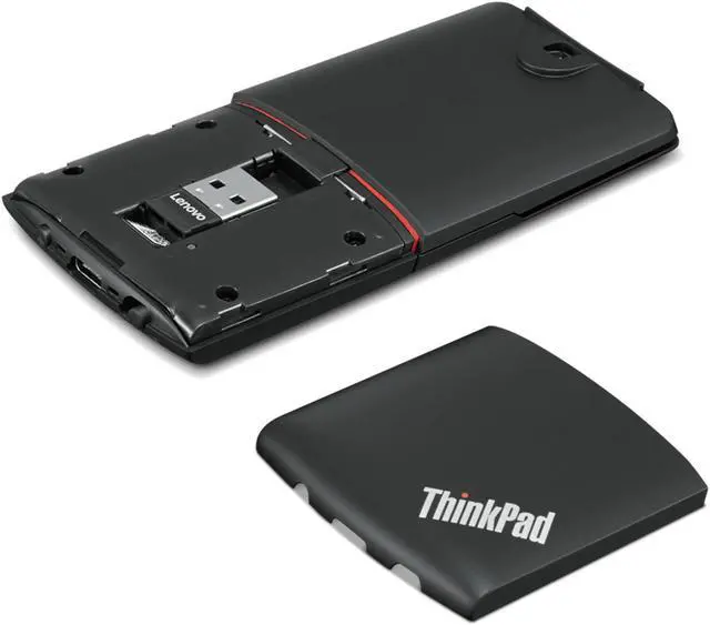 Alt view image 2 of 16 - Lenovo ThinkPad X1 Presenter Mouse - Mouse - right and left-handed - laser - 3 buttons - wireless - 2.4 GHz, Bluetooth 5