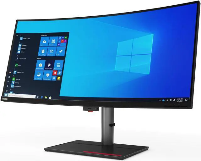 Alt view image 2 of 20 - Lenovo ThinkVision 39.7 inch Ultra-Wide Curved Monitor - P40w-20