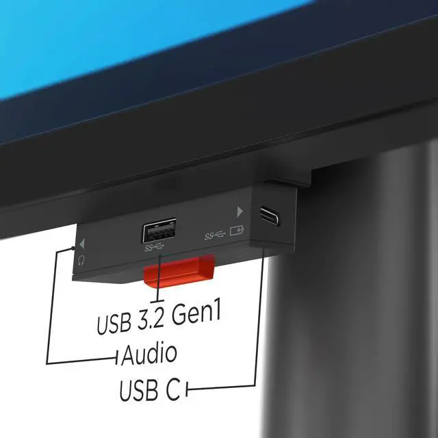 Alt view image 3 of 20 - Lenovo ThinkVision 39.7 inch Ultra-Wide Curved Monitor - P40w-20