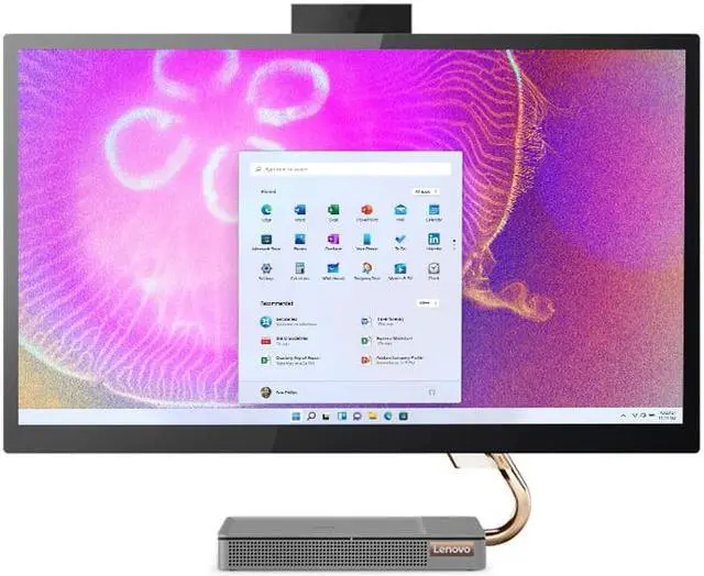 Alt view image 16 of 20 - Lenovo IdeaCentre 5 27" QHD Touchscreen All-in-One Computer Intel Core i7-10700T 16GB RAM 256GB SSD + 1TB HDD Mineral Gray