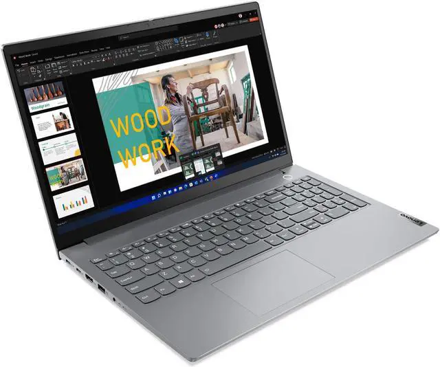 Alt view image 2 of 7 - Lenovo ThinkBook 15 Gen 4 Intel Laptop, 15.6" FHD IPS, i7-1255U, Iris Xe, 16GB, 512GB, Win 11 Pro, One YR Onsite Warranty