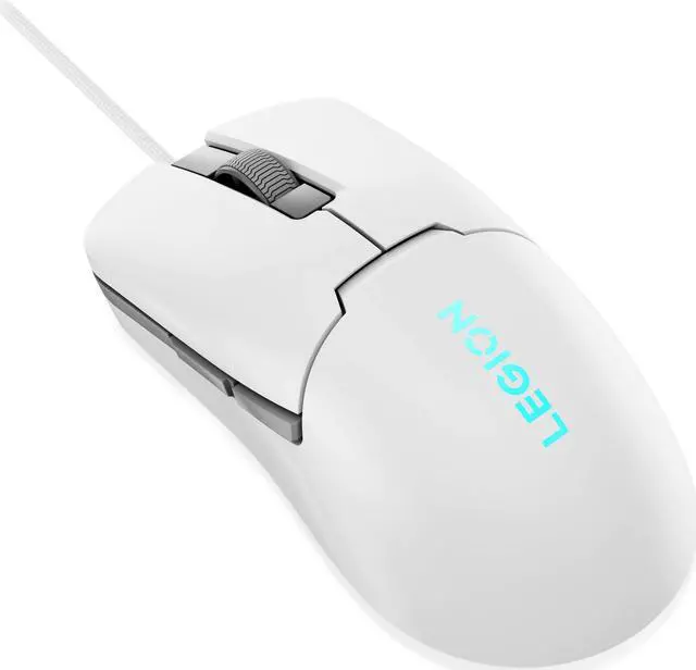 Alt view image 3 of 7 - Lenovo Legion M300s RGB Gaming Mouse (Glacier White), For Gaming