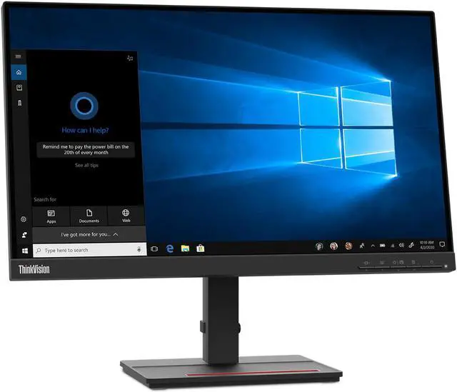 Alt view image 6 of 20 - Lenovo ThinkVision S22e-20 21.5" FHD 75Hz TÜV Rheinland Low Blue Light Monitor