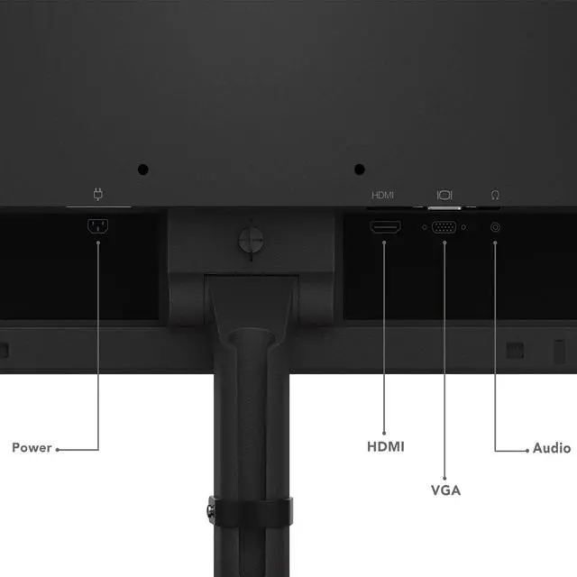 Alt view image 11 of 20 - Lenovo ThinkVision S22e-20 21.5" FHD 75Hz TÜV Rheinland Low Blue Light Monitor