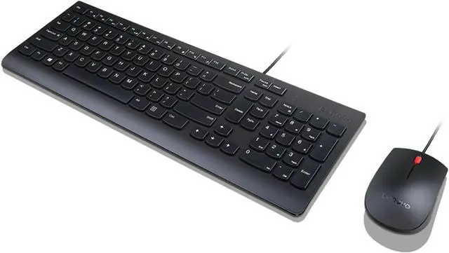 Alt view image 5 of 13 - Lenovo Essential Wired Combo Keyboard and Mouse (French Canadian 058)