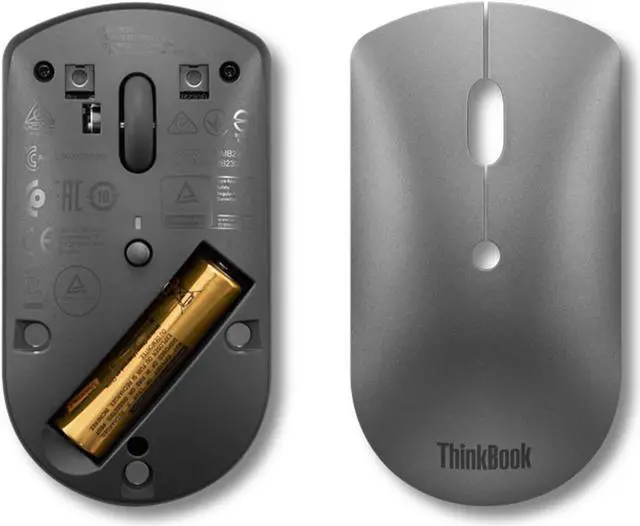 Alt view image 5 of 10 - Lenovo ThinkBook Bluetooth Silent Mouse - 4Y50X88824
