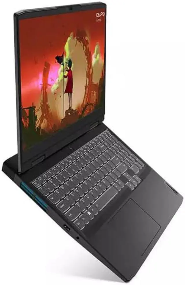Alt view image 2 of 20 - Lenovo IdeaPad Gaming 3 15ARH7 - 15.6" GeForce RTX 3050 Ti Laptop GPU - AMD Ryzen 5 6600H - 8GB Memory - 256 GB PCIe SSD - Windows 11 Home 64-bit - Gaming Laptop - 120 Hz IPS (82SB0015US )