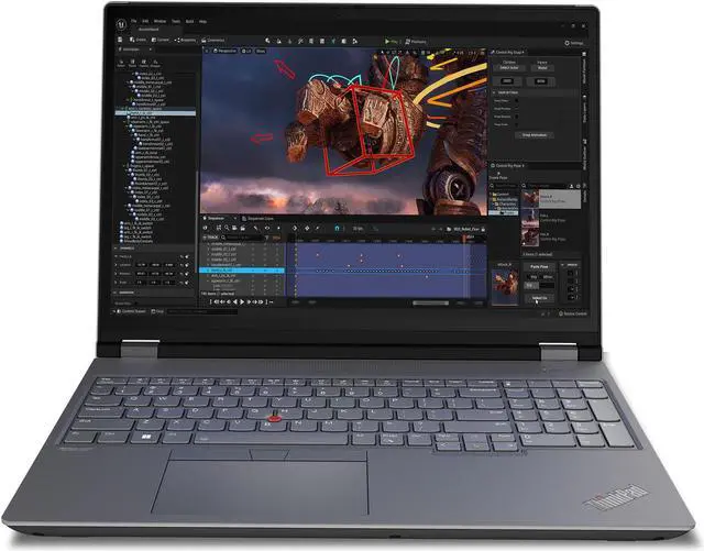 Main image of Lenovo ThinkPad P16 Gen 2 Intel Laptop, 16" IPS LED Backlight, i9-13980HX, NVIDIA RTX, 32GB, 1TB