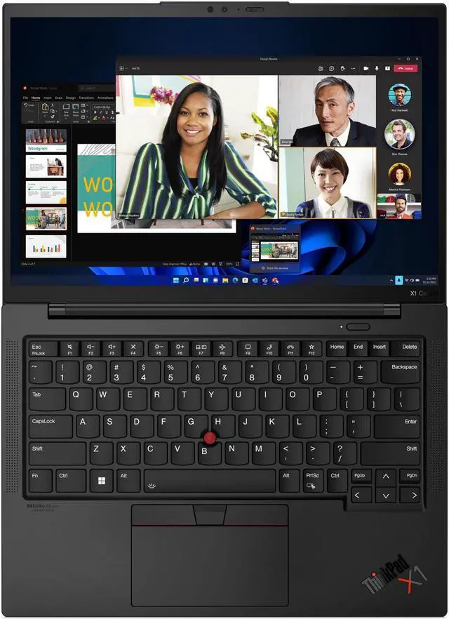 Alt view image 7 of 7 - Lenovo ThinkPad X1 Carbon Gen 10 Intel Laptop, 14" IPS Low Blue Light, vPro®, Iris Xe Graphics, 16GB, 512GB SSD