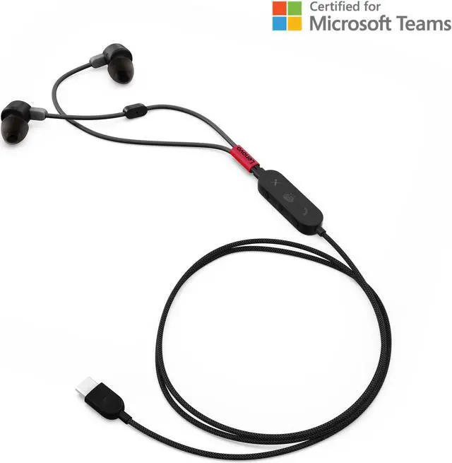 Alt view image 14 of 20 - Lenovo Go USB-C ANC In-Ear Headphones