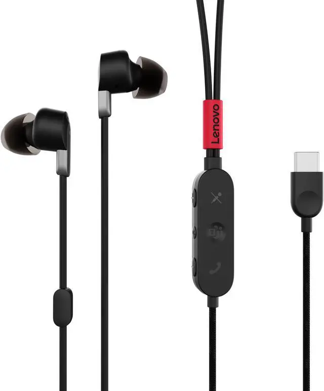 Alt view image 15 of 20 - Lenovo Go USB-C ANC In-Ear Headphones
