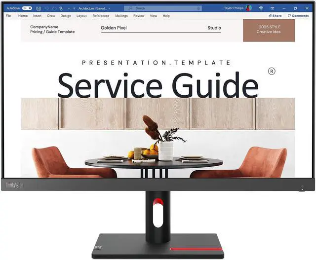 Main image of Lenovo ThinkVision S24i-30 23.8 inch Monitor
