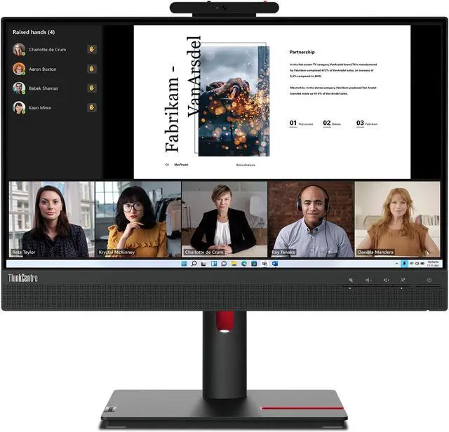 Alt view image 2 of 20 - Lenovo ThinkCentre Tiny-In-One 22 inch Gen 5 non touch Monitor