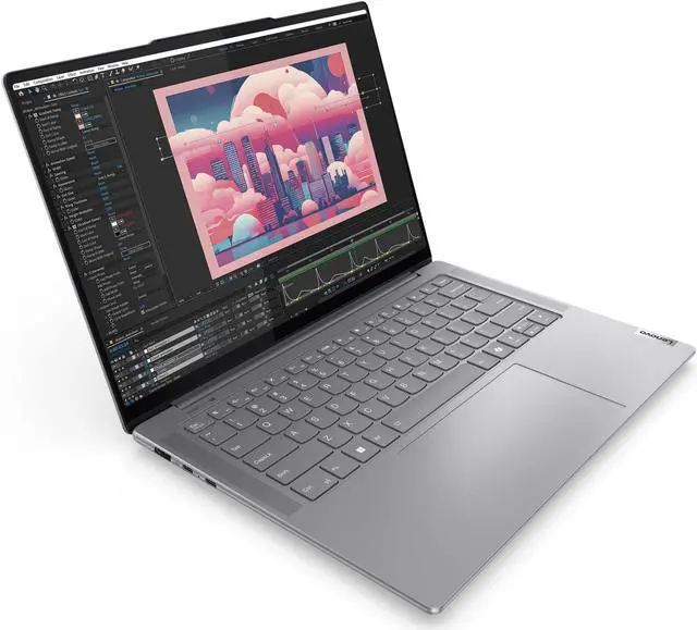 Alt view image 2 of 7 - Lenovo Yoga Pro 7 Laptop, 14.5" IPS Glass, Ryzen 7 8845HS, 16GB, 1TB SSD