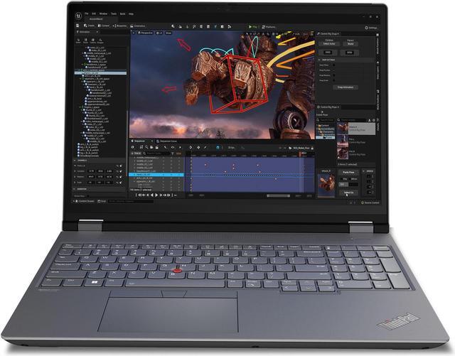 Main image of Lenovo ThinkPad P16 Gen 2 Intel Laptop, 16" IPS  Low Blue Light, i9-13980HX, NVIDIA RTX 2000 Ada Generation Laptop GPU 8GB GDDR6, 32GB, 1TB SSD