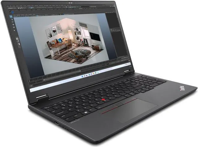 Alt view image 2 of 7 - Lenovo ThinkPad P16v Gen 2 Intel Laptop, 16" IPS Low Blue Light, vPro®, NVIDIA RTX 3000 Ada Generation Laptop GPU 8GB GDDR6, 32GB, 1TB SSD