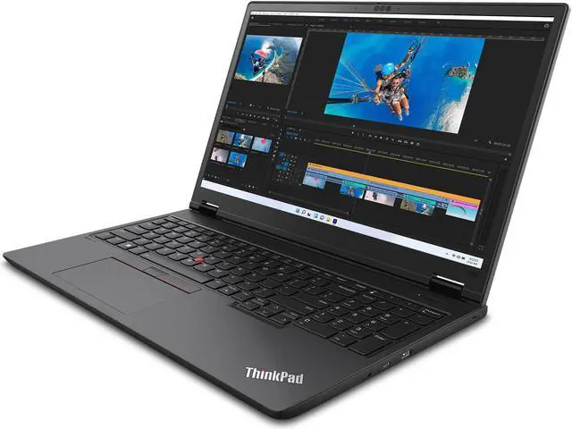 Alt view image 3 of 7 - Lenovo ThinkPad P16v Gen 2 Intel Laptop, 16" IPS Low Blue Light, vPro®, NVIDIA RTX 3000 Ada Generation Laptop GPU 8GB GDDR6, 32GB, 1TB SSD